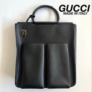 Gucci Black Leather Handbag